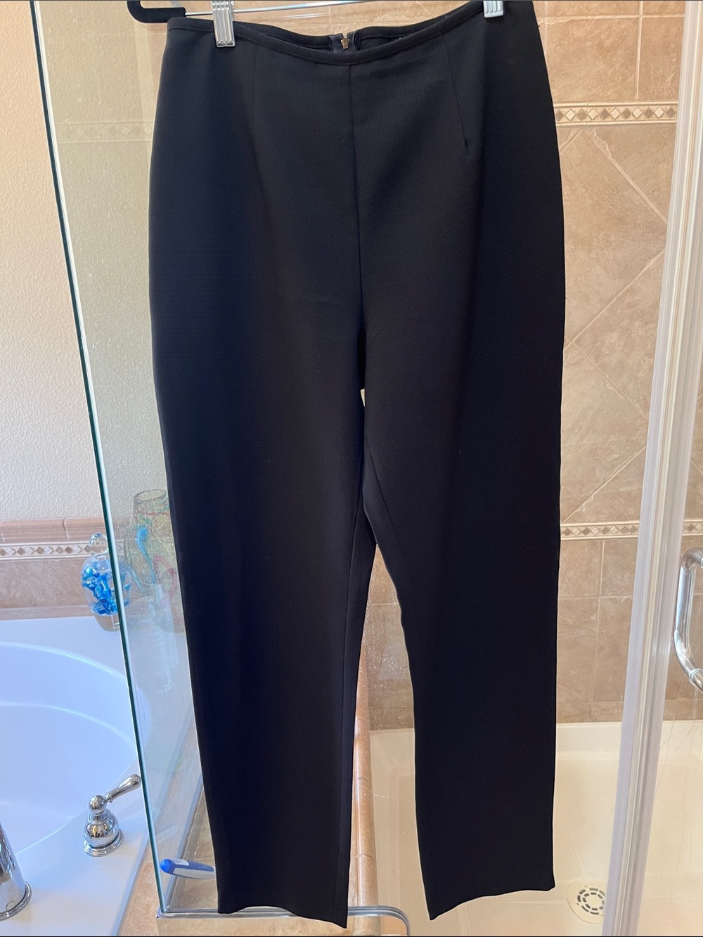 City Triangles Woman’s Black Dress Pants - Tailored Straight Leg